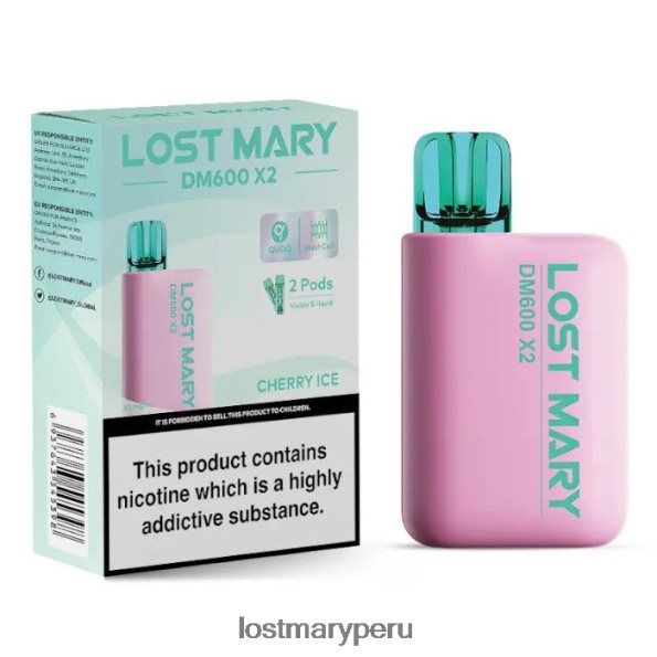 vape desechable perdido mary dm600 x2 hielo de cereza - Lost Mary Precio 86XJX0203