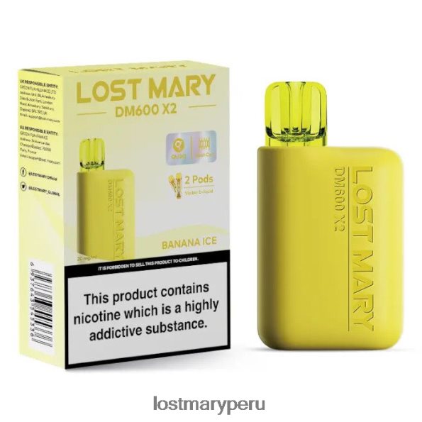 vape desechable perdido mary dm600 x2 hielo de plátano - Lost Mary Vape Flavors 86XJX0187