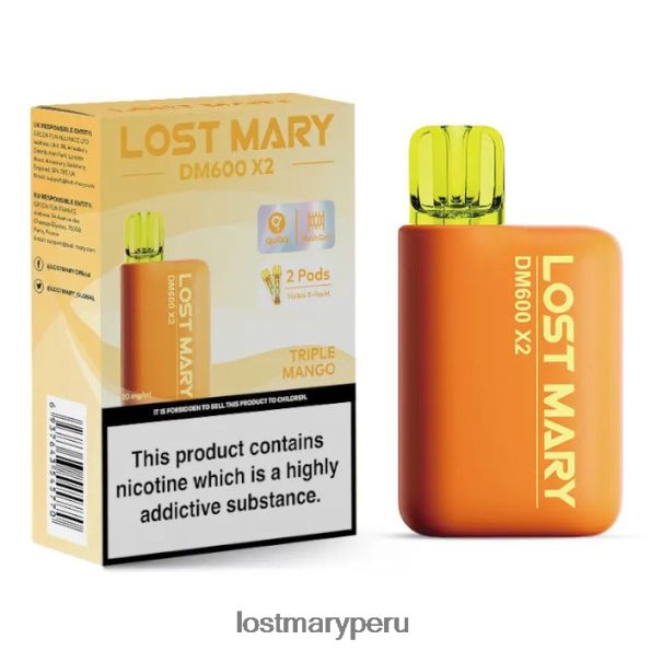 vape desechable perdido mary dm600 x2 mango triple - Lost Mary Price 86XJX0199