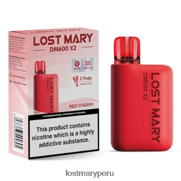 vape desechable perdido mary dm600 x2 rojo cereza - Lost Mary Flavors 86XJX0198