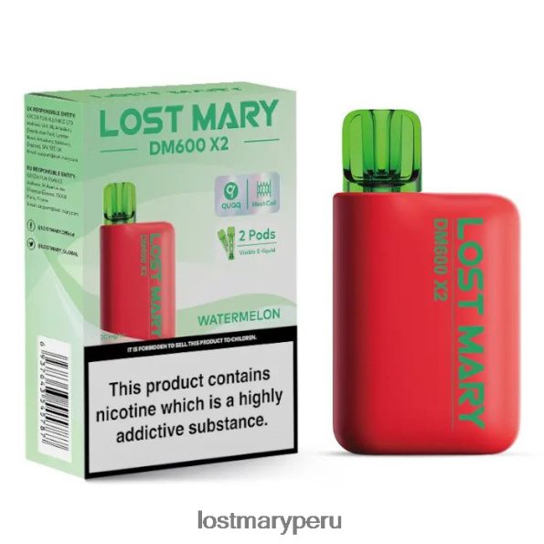 vape desechable perdido mary dm600 x2 sandía - Lost Mary Online Store 86XJX0200