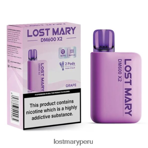 vape desechable perdido mary dm600 x2 uva - Lost Mary Vape 86XJX0192